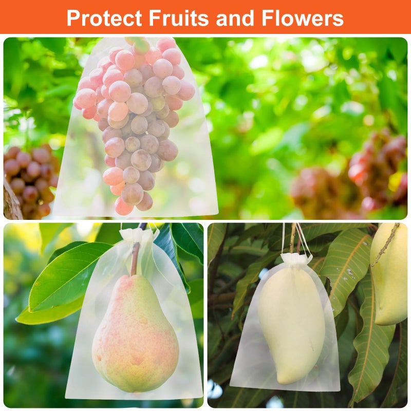 SumDirect 100Pcs 8x12 Inches Organza Gift Party Favor Bags with Drawstring (Assorted Colors) - Image 5